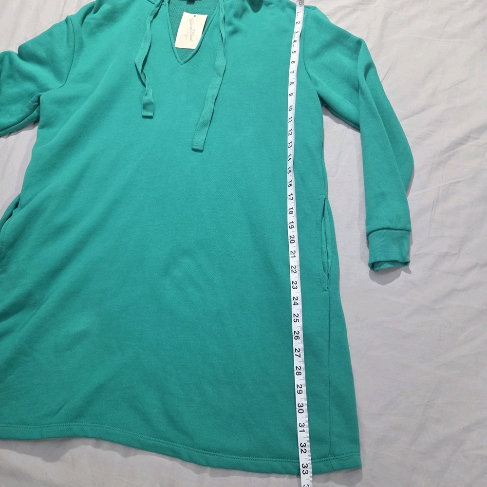 Universal Thread Women's Mini Fleece Long Sleeve Green Tunic Dress Size M NWT - Picture 9 of 13